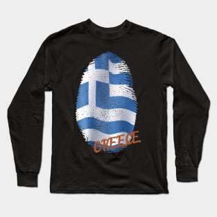 Beautiful Hellas Greece Vacation Ancient Greek Ellas Long Sleeve T-Shirt